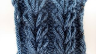 Колоски из вытянутых петель. Вязание на спицах. Magic loop Pattern Колоски из вытянутых петель. Вязание на спицах. Magic loop Pattern