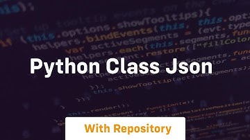 python class json