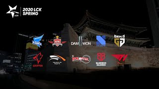 T1 vs. HLE - APK vs. SB - KT vs. AF [2020 LCK Spring Split]