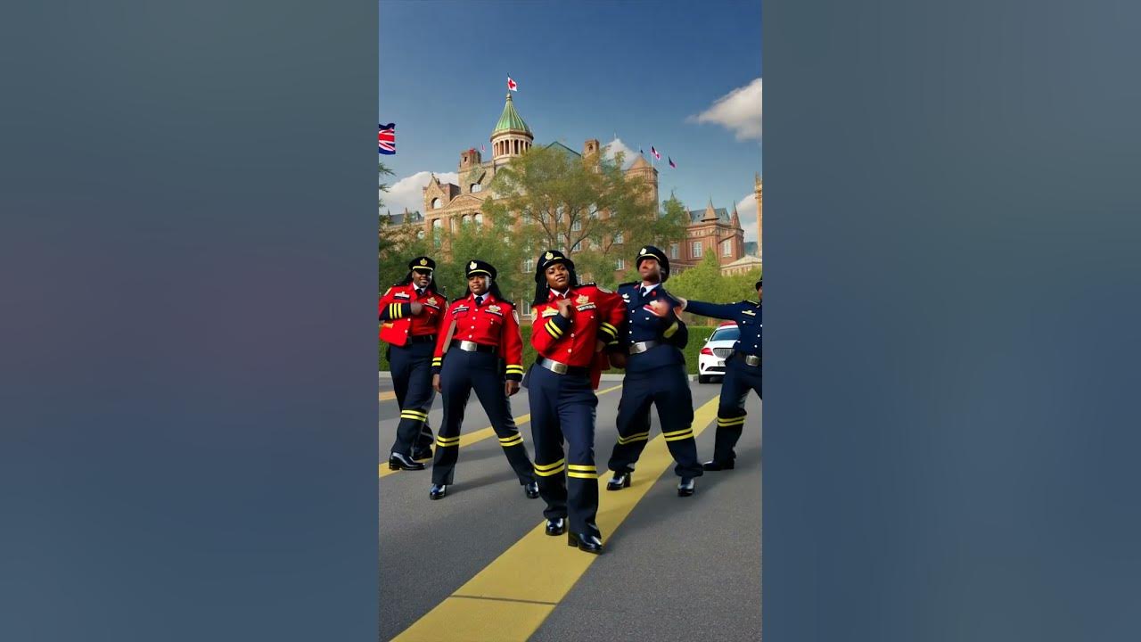 🇨🇦 Canada’s Female Police Squad Owns the Dance Floor | Blurred Lines