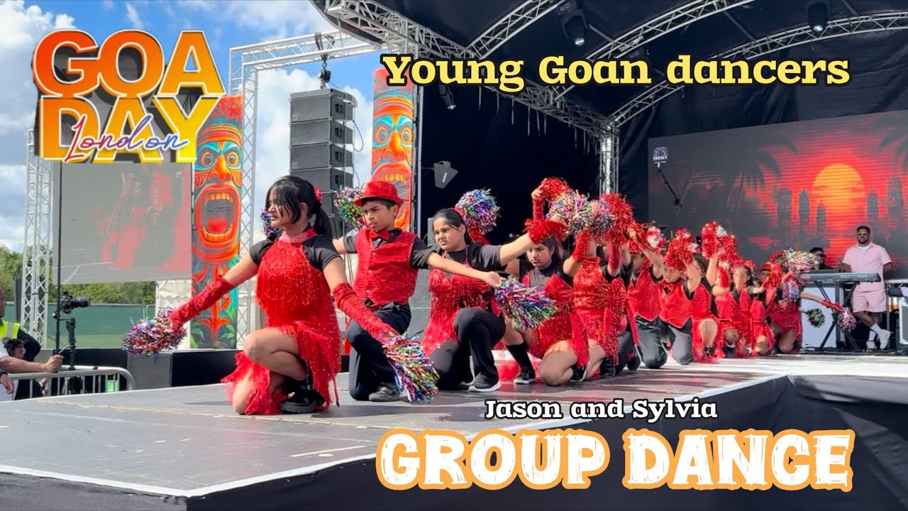 Young Goan Dancers | Jason and Sylvia Group Dance | Goa day London 2025 | Hounslow