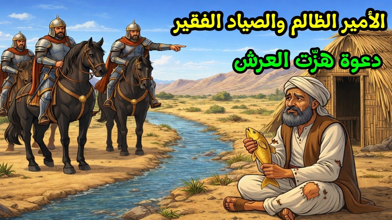 الأمير الذي ظلم، والصياد الفقير، والدعاء الذي غيّر كل شيء بإذن الله