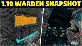 MINECRAFT BECOMES A HORROR GAME 1.19 WARDEN UPDATE (IN-DEPTH!)