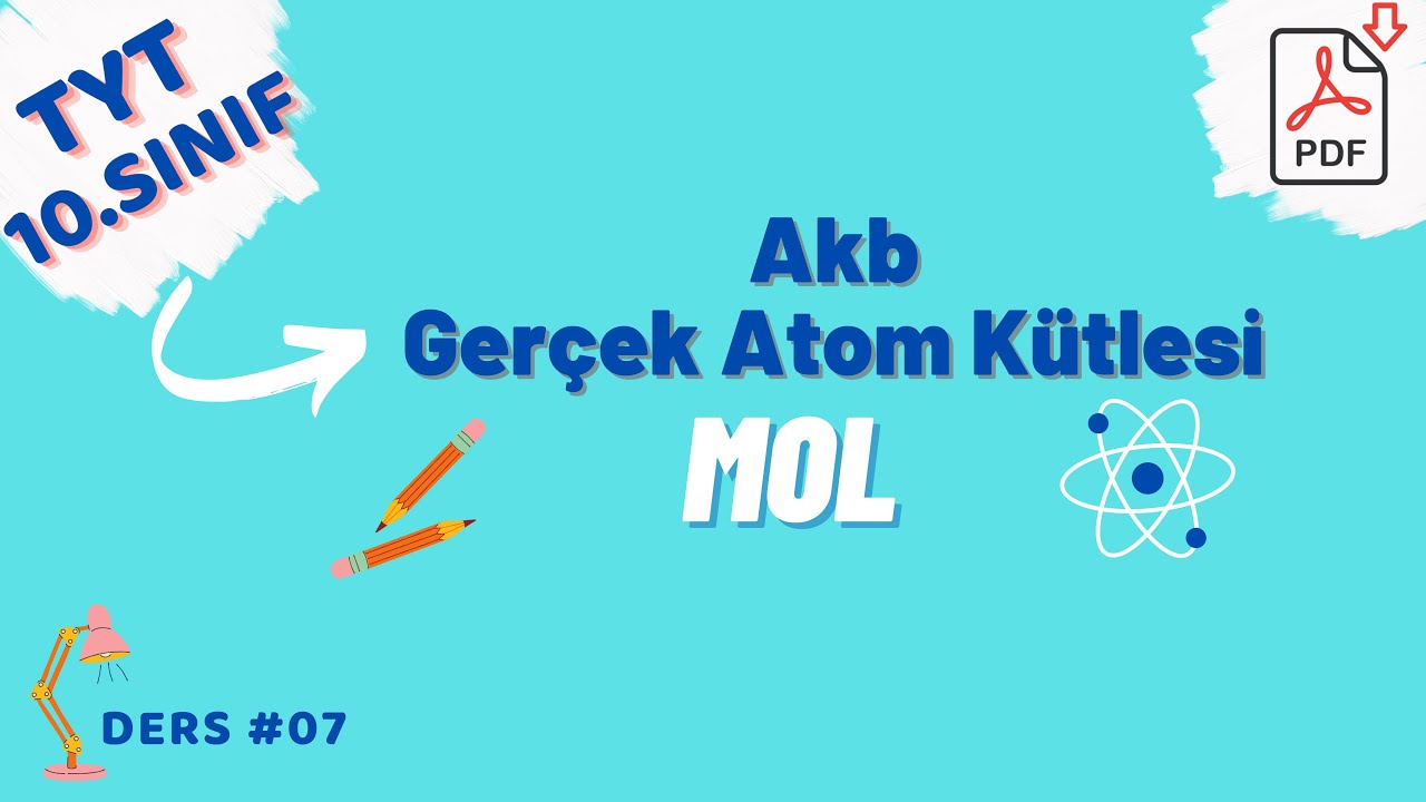 MOL KAVRAMI | Atomik Kütle Birimi | 10. SINIF SORU ÇÖZÜMÜ #07