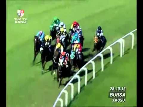 Bursa Hipodromu (61. Yarış Günü) 3. Koşusu - YouTube
