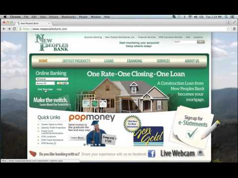 New Peoples Bank Online Banking Login Instructions