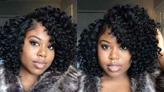 BRAIDLESS CROCHET  No Cornrows | Freetress Ringlet Wand Curl |