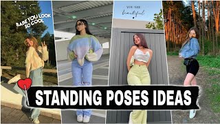 standing poses ideas for girls| aesthetic poses | bmazing screenshot 3