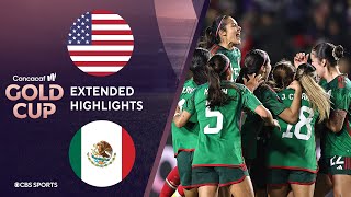 United States vs. Mexico: Extended Highlights | CONCACAF W Gold Cup I CBS Sports image