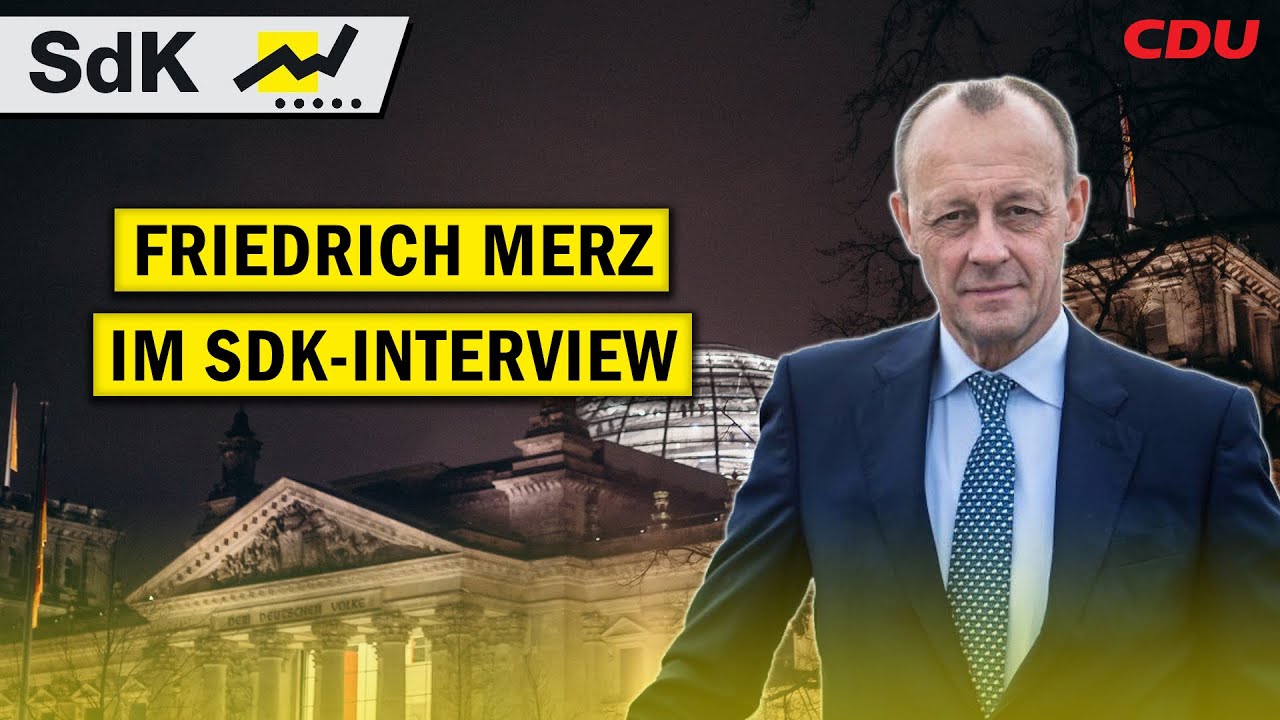 Friedrich Merz (CDU) im Interview über Steuern, Finanzbildung & Krypto