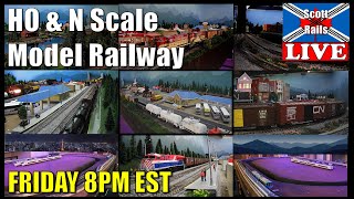 Scott Rails Live - Friday Night 8pm - Running Trains - Chat n Chill - NO ADS!