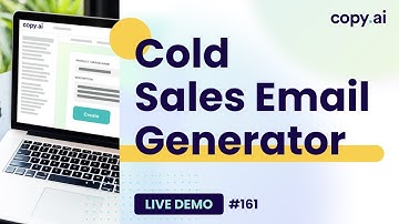 #161: Write Amazing Cold Outreach Emails with Copy.ai