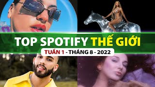 Top Bài Hát Nhiều Lượt Nghe Nhất Spotify Tuần Qua | Tuần 1 - Tháng 8 (2022)