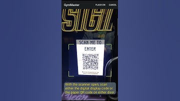Using QR code scan entry with Gymmaster App