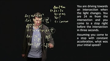Problem Solving: Kinematics