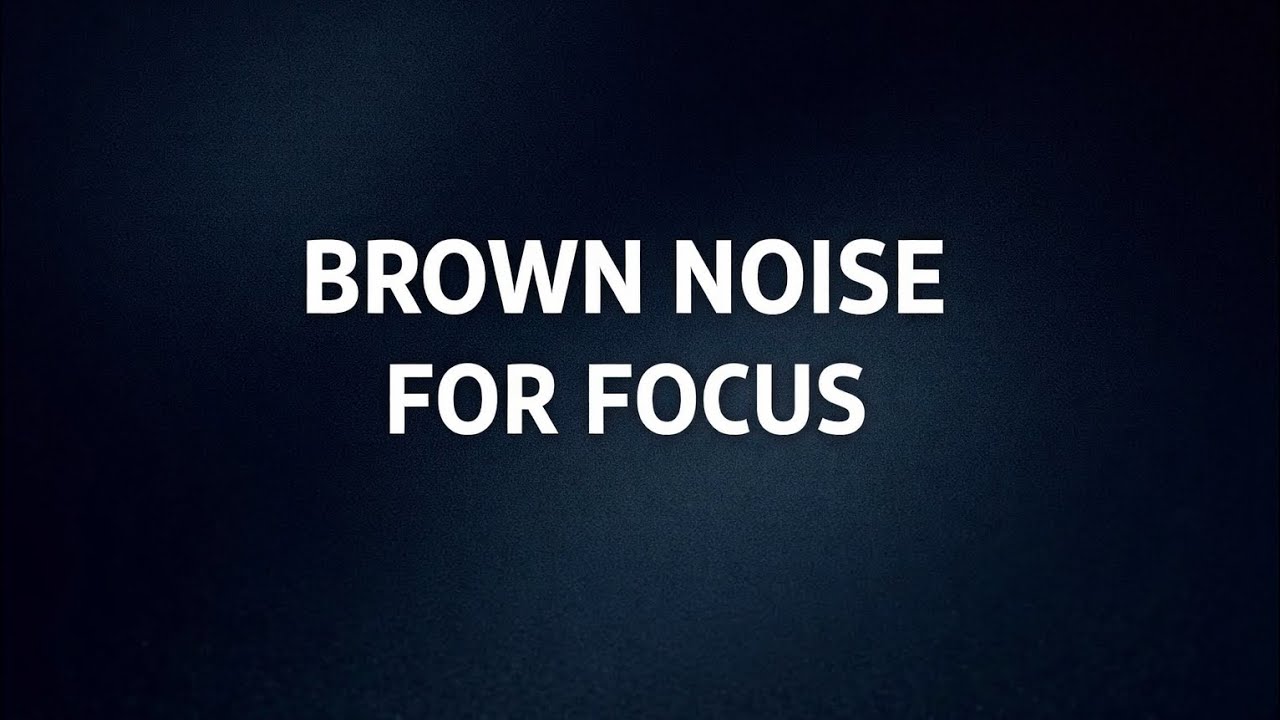 Brown Noise for Deep Sleep & ADHD Focus | 10 Hours (Dark Screen) - YouTube