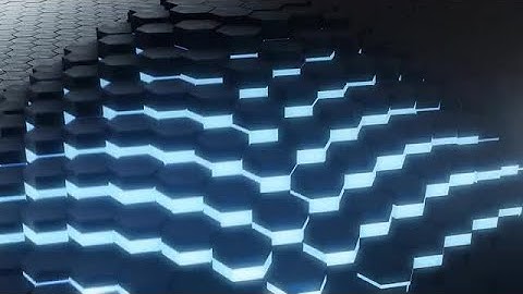 Hexagon Glow Digital Background Stock Motion Graphics