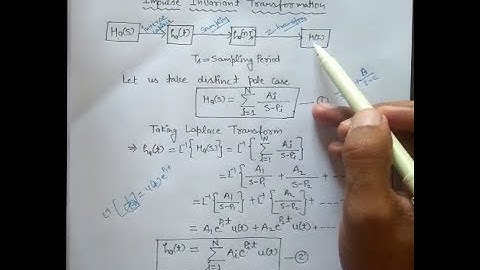 impulse invariance transformation,iir filter designing,digital signal processing,part 1