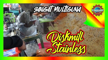 MESIN DISKMILL BUBUK SAMBAL KACANG FULL STAINLESS || Aman Untuk Makanan