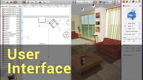 Live Interior 3D Tutorials - User Interface