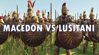 Macedon vs Lusitani - Multiplayer Battle - Total War Rome 2