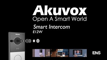 Akuvox E12W Smart Intercom | Open A Smart World