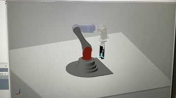 Robotic manipulator planning and simulating the pick and place task