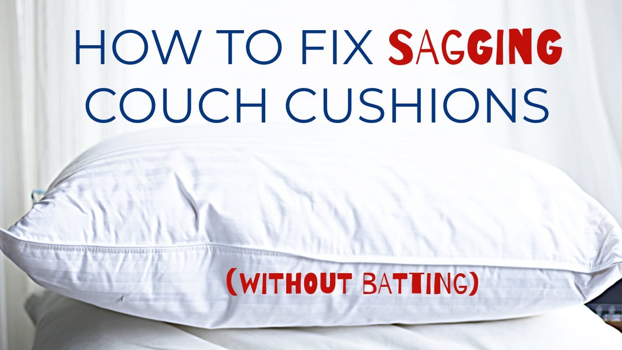 3 Ways to Fix a Sagging Couch or Sofa – Simple and Easy DIY – Springs, Foam  and Supports 