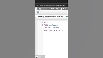 SQL Interview Answer: Finding an nth Salary