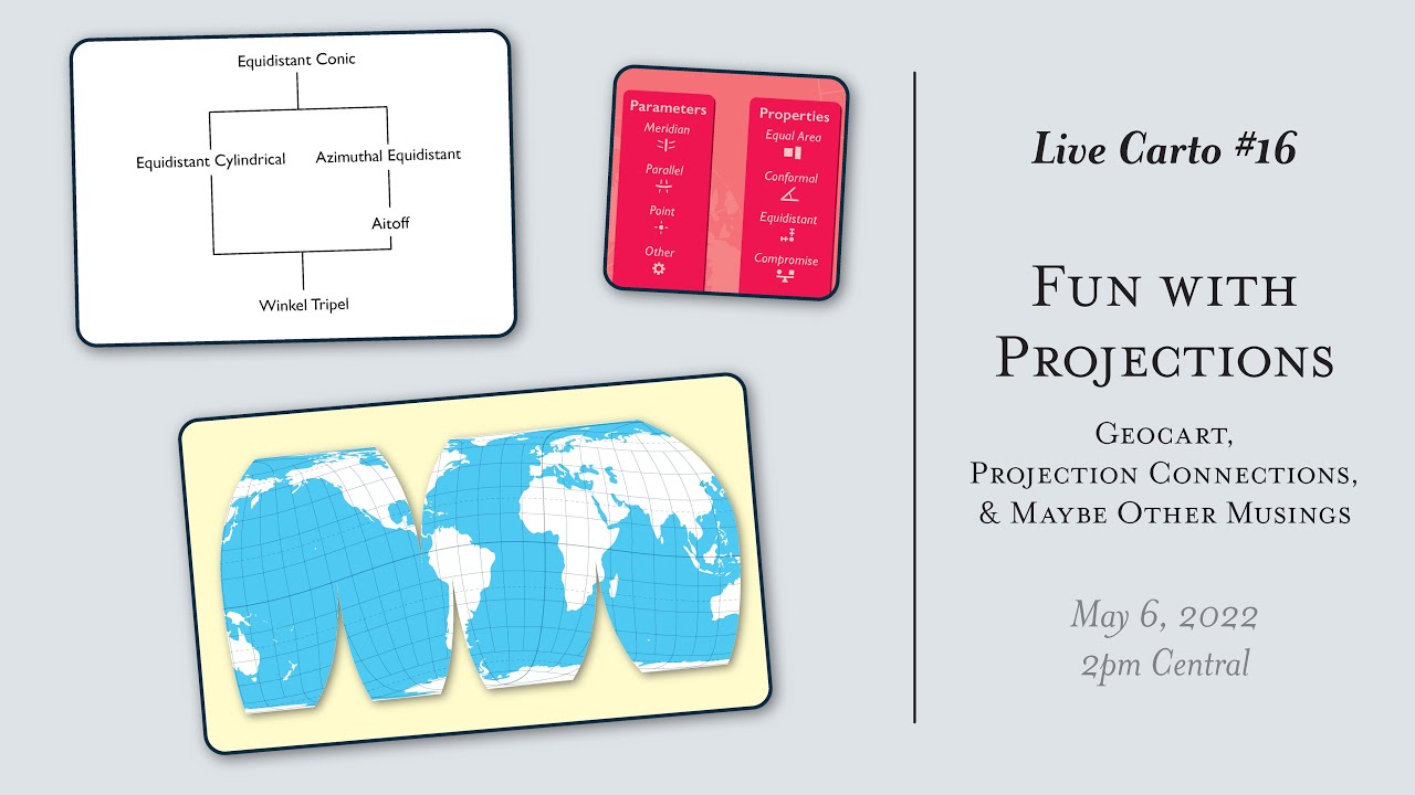 Live Carto #16: Fun with Projections