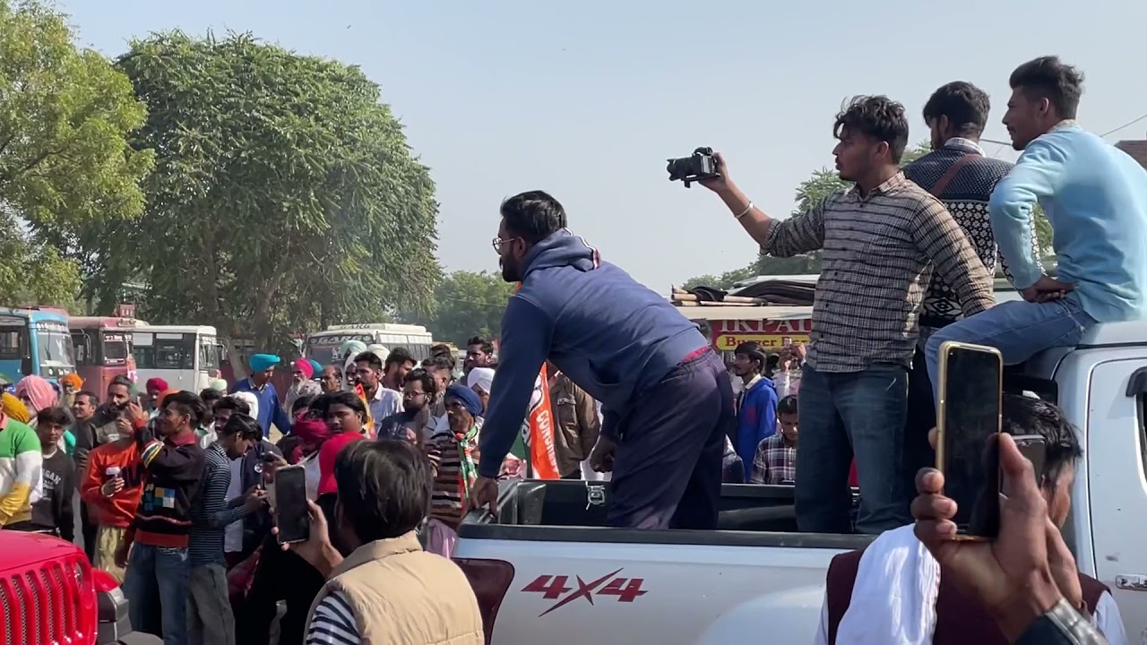 Sidhu moose wala Entry in congress rally Mansa today live #koralamaan