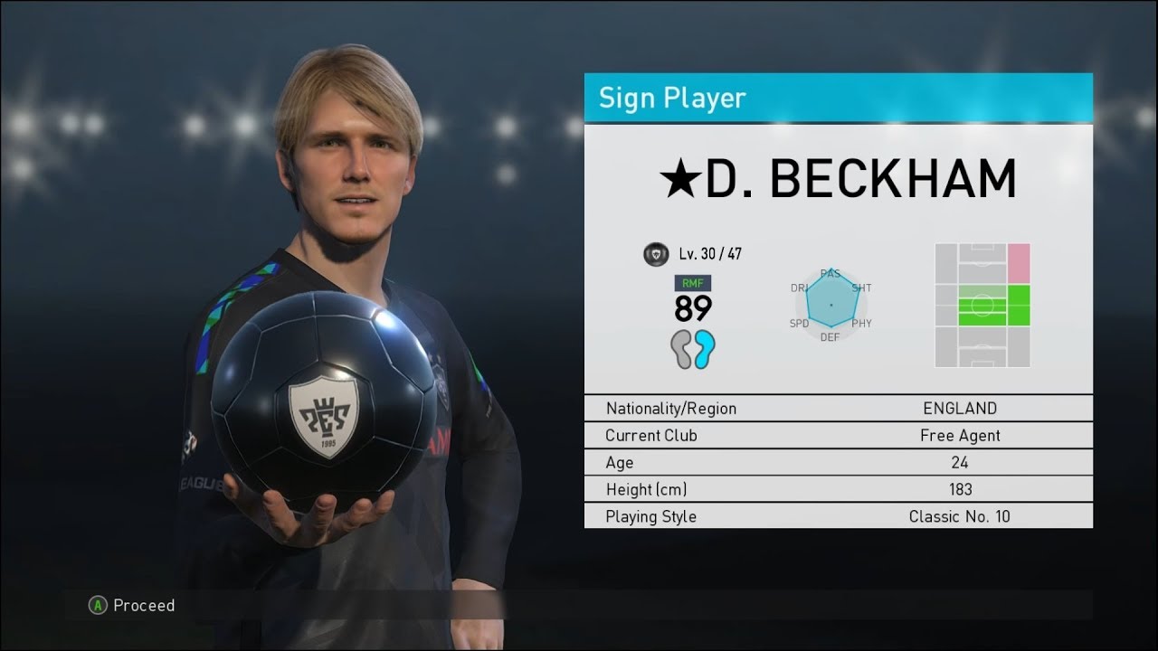 last BALL OPENING PES 2018 myClub ★D. BECKHAM & JOÃO MIRANDA