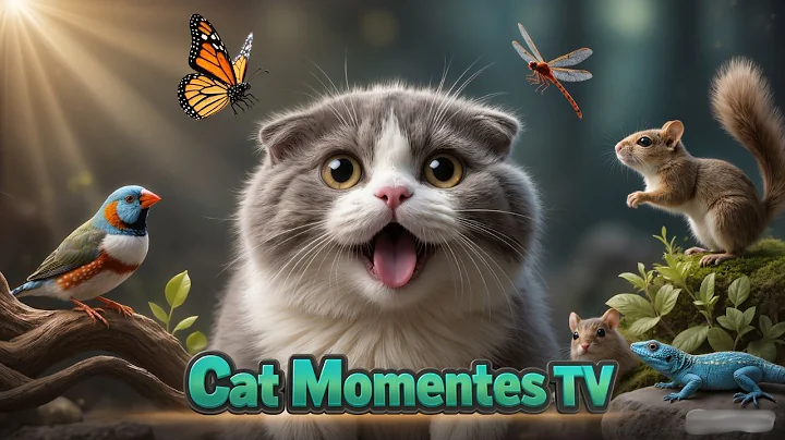 Watch the video about Cat Moments TV | Relaxing Cat TV – Animals in Forest Lake 4K. EP.10