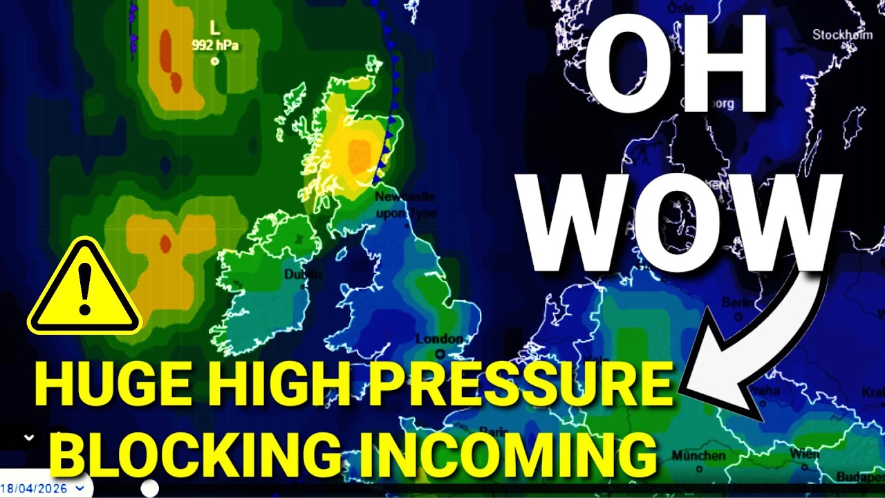 UK Weather Alert: Massive High Pressure Brings Dry but Cold Days - YouTube
