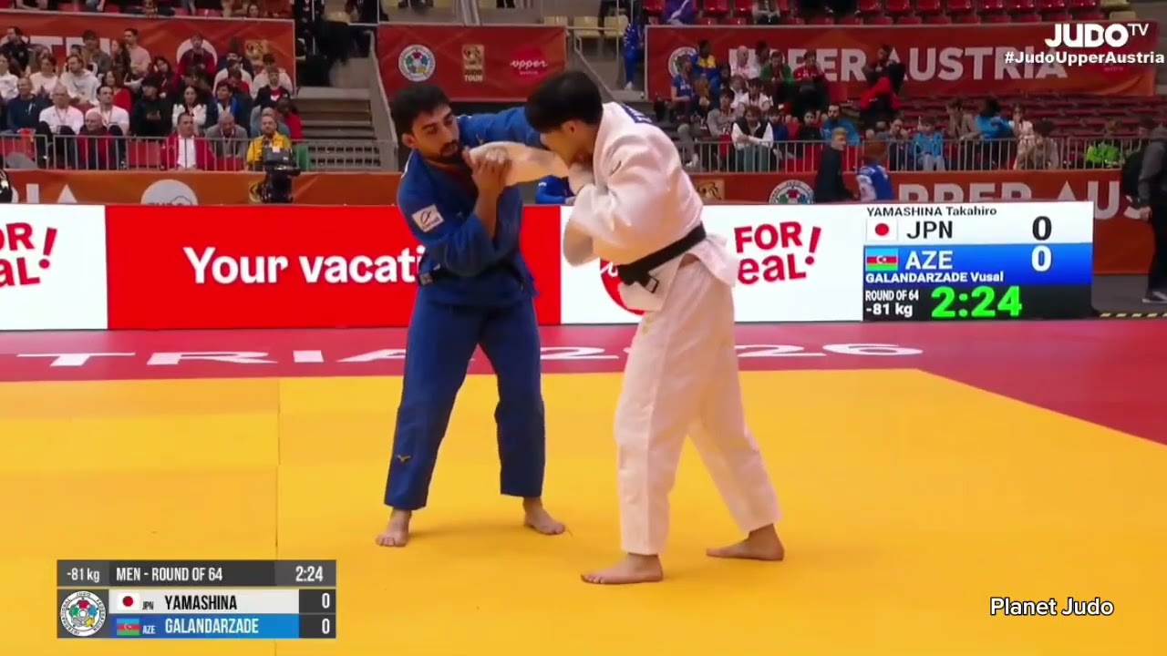Tadahiro YAMASHINA 🇯🇵 🆚️ Vusal GALANDARZADE 🇦🇿 | 1/32финала/-81кг | Гран При Австрия 2026