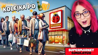 WIELKA KOLEJKA w moim SKLEPIE żeby KUPIĆ 🍺 Supermarket Simulator #7 screenshot 2
