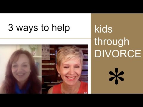 तलाक के माध्यम से बच्चों की मदद करने के 3 तरीके