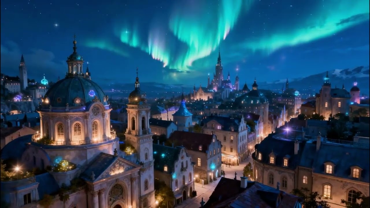 Aurora Serenity 🌌 1 Hour Peaceful Instrumental for Sleep & Meditation I เพลงบรรเลงผ่อนคลายก่อนนอน