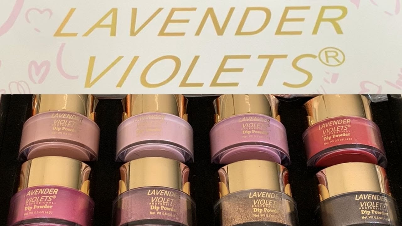 2. Lavender Violets Dip Powder Starter Kit 4 Colors - wide 6