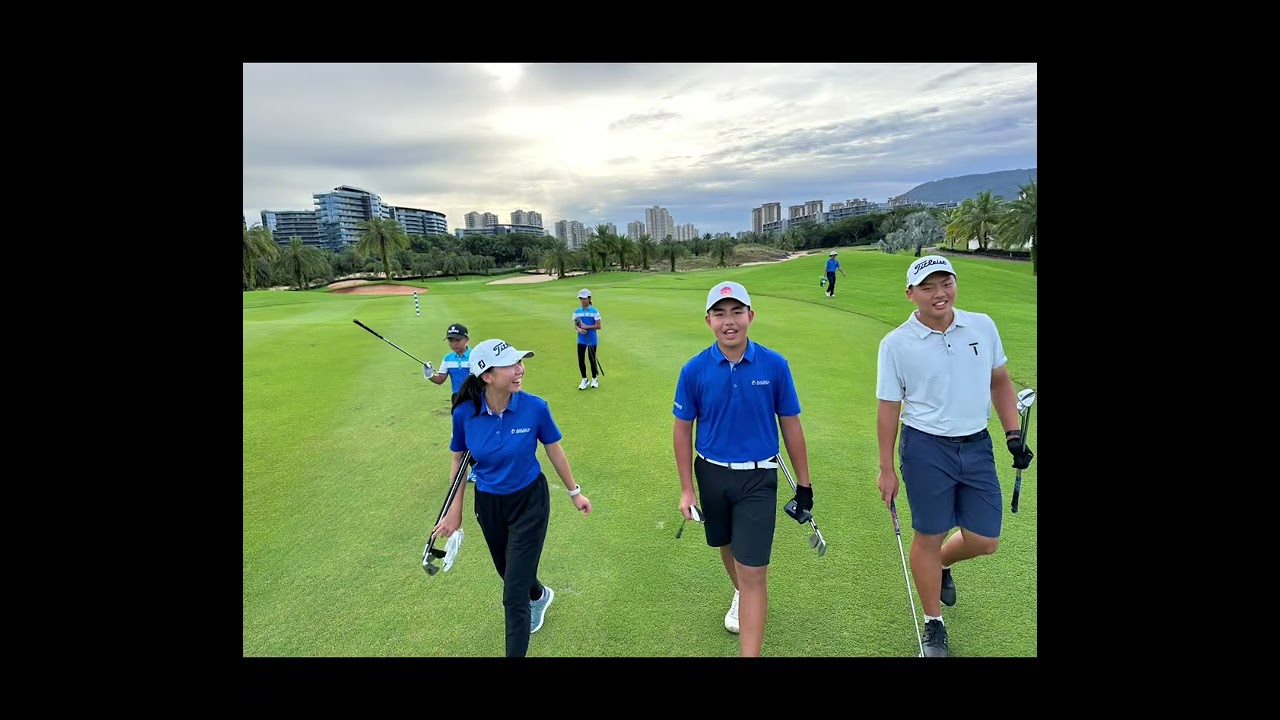 Jeff PGA France golf Professional in Hainan. Lesson of the day strategy on Golf course
