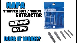 Napa Stripped Bolt / Screw Extractor - Product Review by What To Do Rob 82 views 3 months ago 3 minutes, 18 seconds