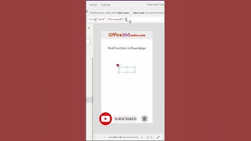 Find Function in PowerApps #shorts 14