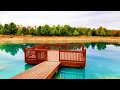 The DIY Floating Dock has been AWESOME! - Fall Pond Update