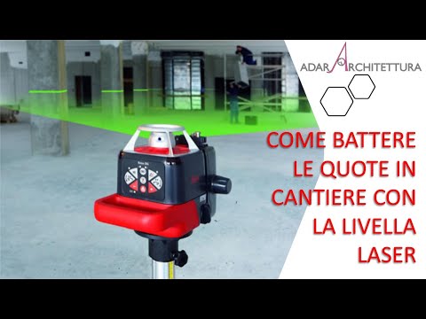 Video: Come Usare Una Livella Laser? Come Lavorare Correttamente? Regolazione E Controllo Del Livello Prima Della Regolazione