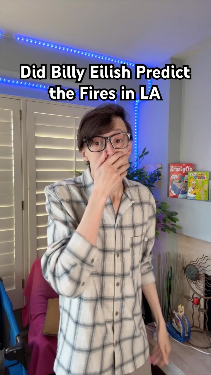 POV: Billie Eilish Predicted the Fires in LA ? #TheManniiShow.com/series