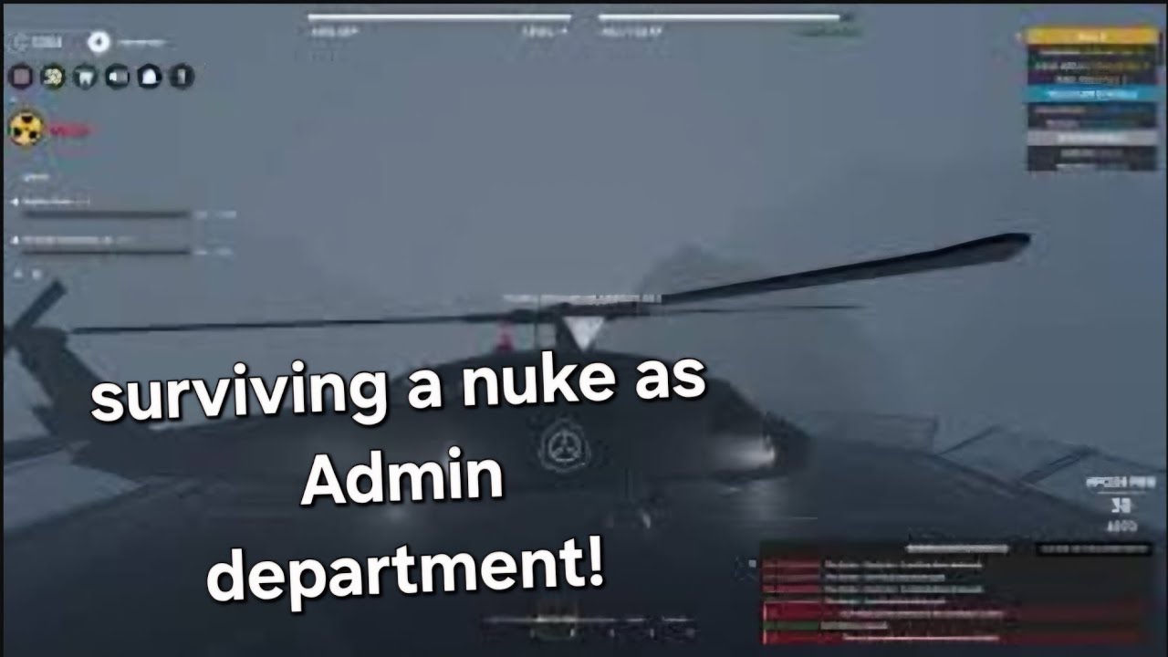 Surviving a nuke as ad in scp roleplay - YouTube