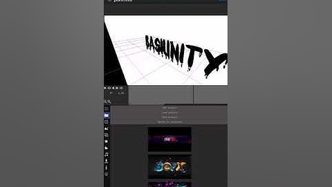 How to make 3D INTRO AND OUTRO || AMAAN __ || PANZOID