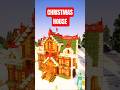 Minecraft: Christmas House #minecraft #shorts