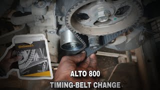 ALTO 800 ki timing-belt change kaise karen || timing-belt replacement #nationalmotorsramban #suzuki
