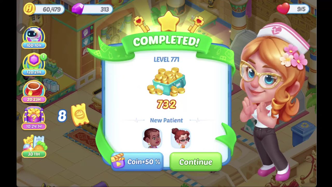 Crazy Hospital Level 771 💉🩺🚑 ➖ Cairo ➖ FULL STORY ➖ CaroGamesNL